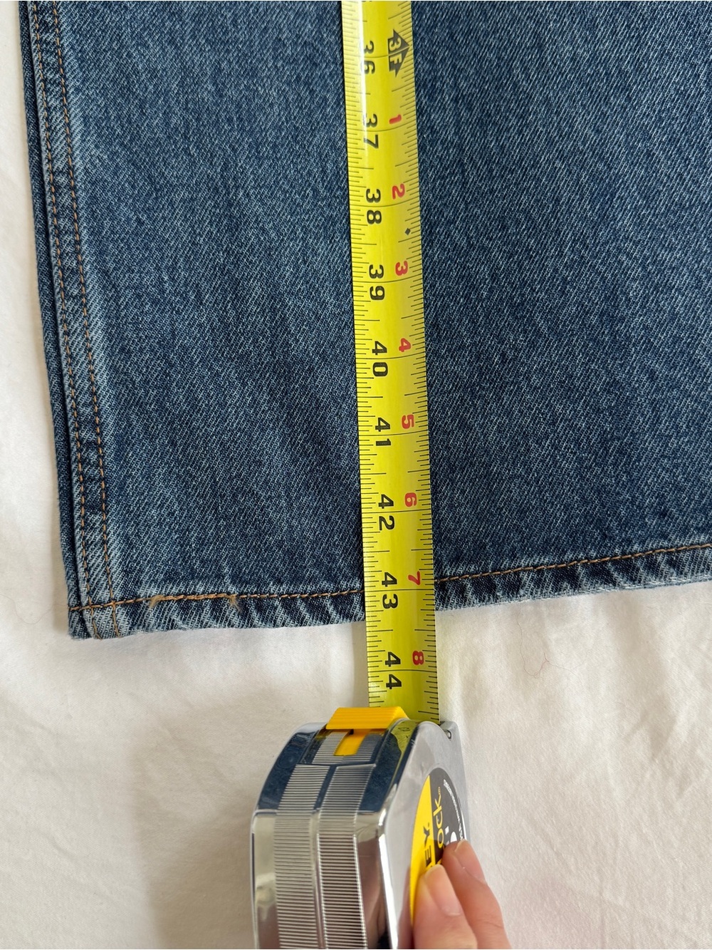 Levi’s Women’s Superlow Loose Wide Leg Blue Denim Jeans 31 - Picture 7 of 9